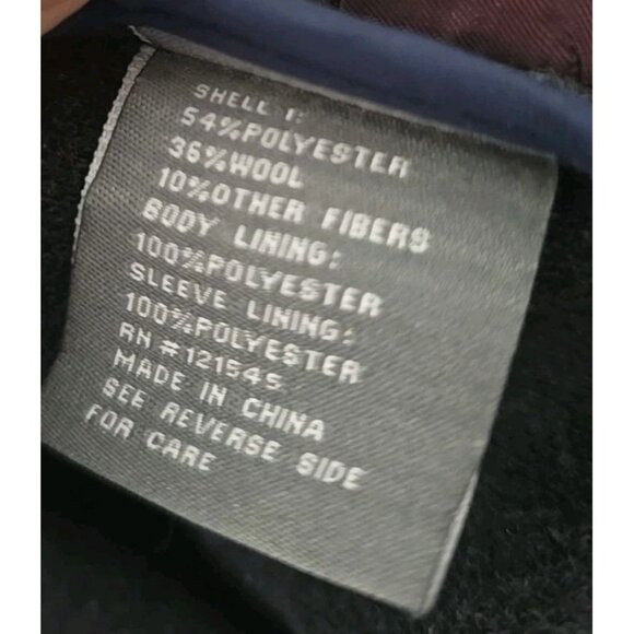 Michael Kors Men’s Overcoat Slim Fit Size XL Gray Stretch Wool Blend Coat t11 - Picture 9 of 10